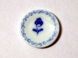 画像1: ブルーローズ  プレート直径22mm (1)