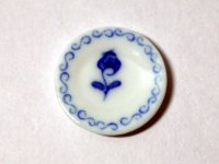 ブルーローズ  プレート直径22mm