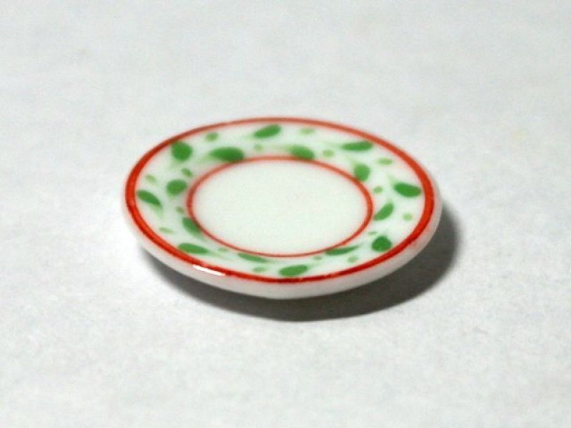 画像2: プレート 直径21mm Green Leaf (2)