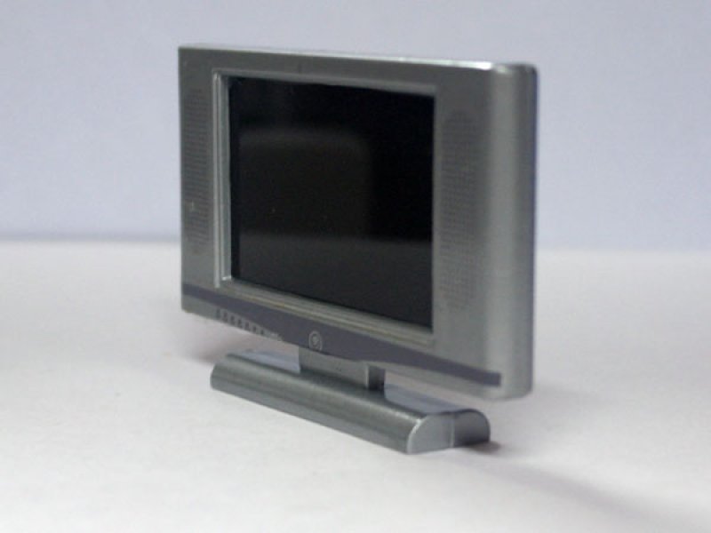 画像2: 32" ワイドスクリーン 　テレビTV　シルバー (2)