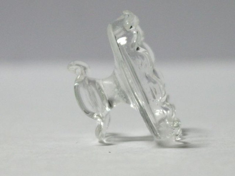 画像1: ガラス　ケーキスタンド