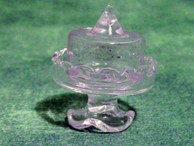 画像1: ガラス　ケーキスタンド＆ドーム (1)