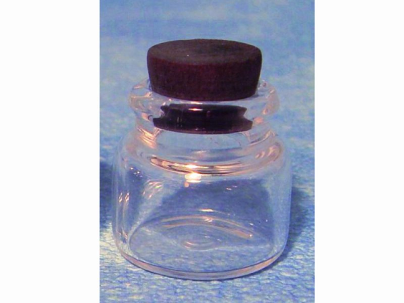 画像1: ガラス　ジャー 2個入り (1)