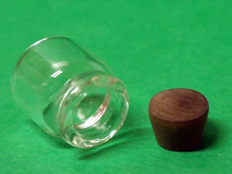 画像1: ガラス　ジャー 2個入り