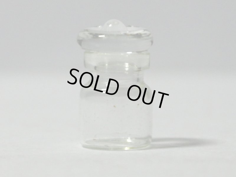 画像2: 1/12サイズ  ガラス製キャニスター 1個 (2)