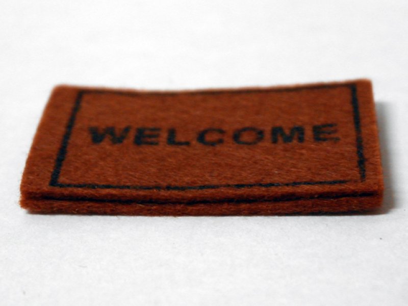 画像2: 玄関マット　Welcome (2)
