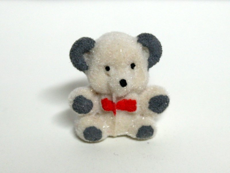 画像2: テディベア ホワイト (2)