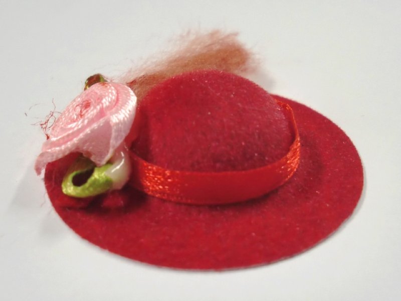 画像4: 帽子(赤色） (4)