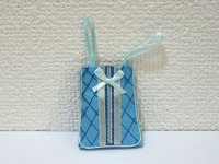 ショッピングバッグ　ブルー