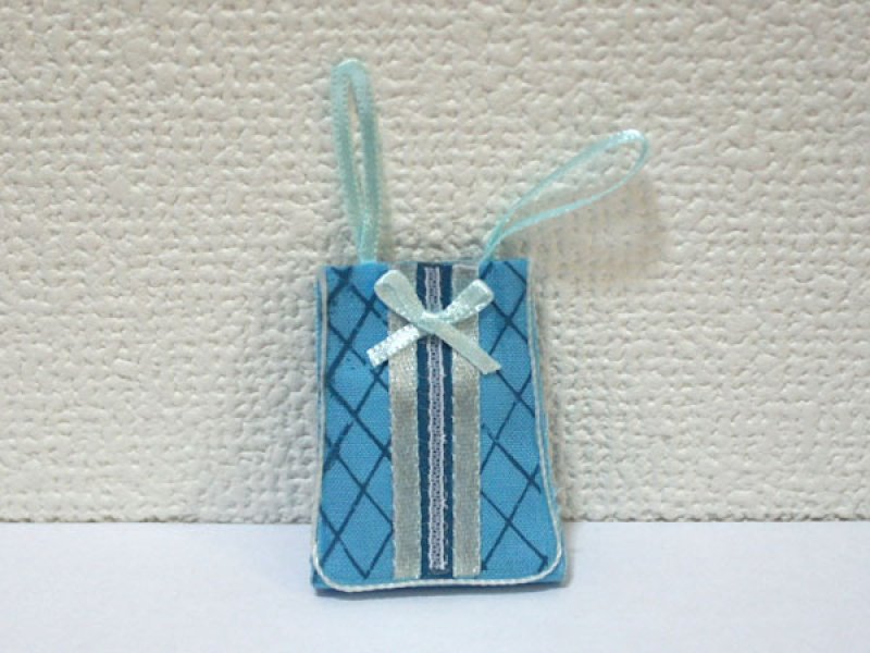 画像1: ショッピングバッグ　ブルー (1)