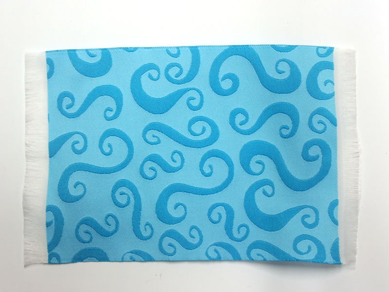 1/12サイズのドールハウス用ミニチュアラグ　リバーシブルです