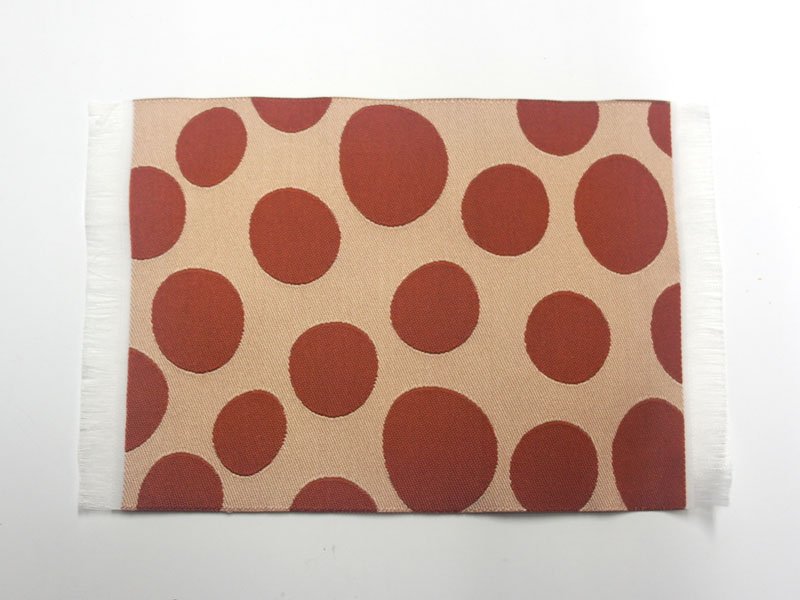 1/12サイズのドールハウス用ミニチュアラグ　リバーシブルです