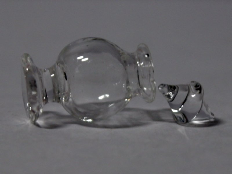 画像2: ガラス　蓋付ジャー　1個 (2)