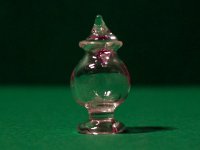 ガラス　蓋付ジャー　1個