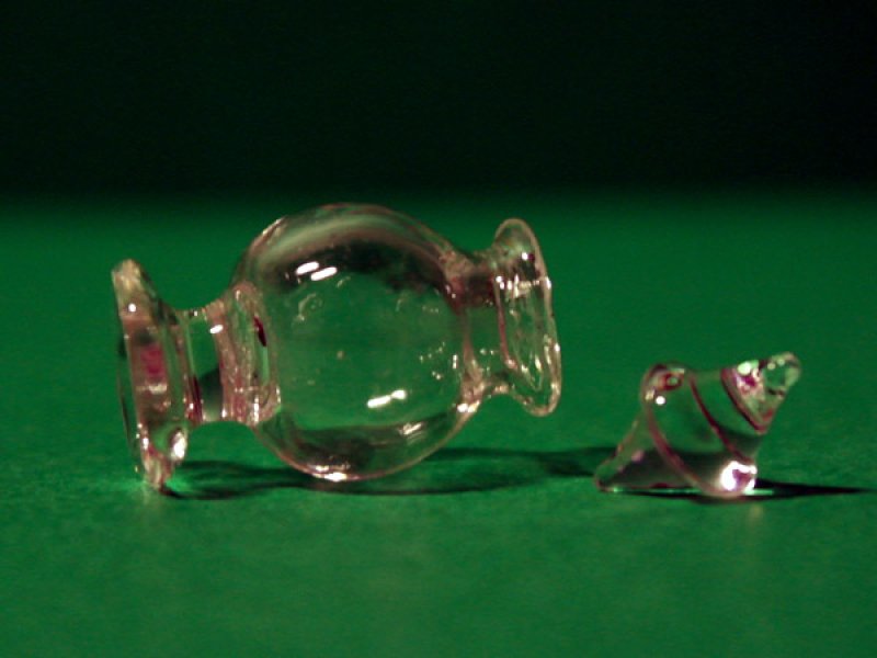 画像5: ガラス　蓋付ジャー　1個 (5)