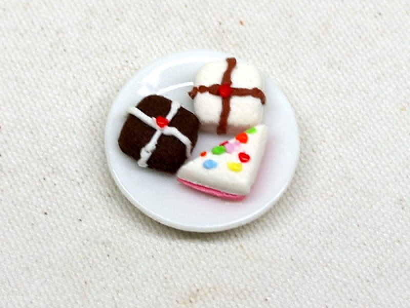 画像2: ケーキ　盛り合わせ（プレート） (2)