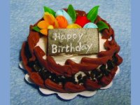 バースディ　ケーキ　チョコレート