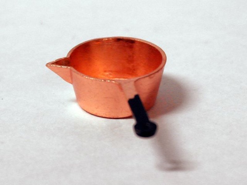 画像2: 銅　ソースパン（片手鍋）　大 (2)