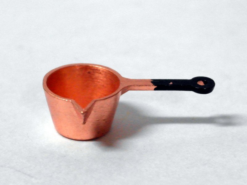 画像1: 銅　ソースパン（片手鍋）　小 (1)