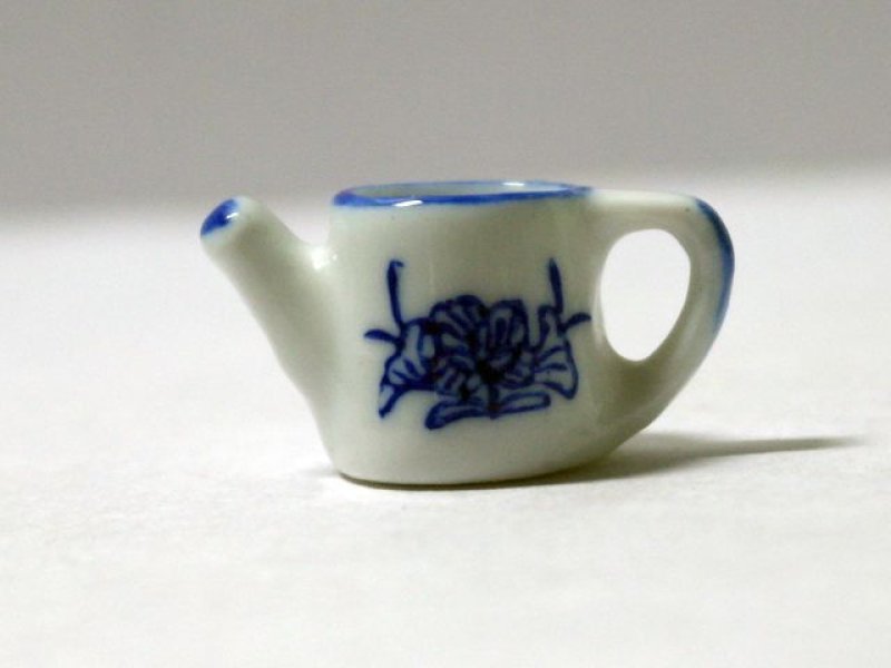 画像1: キッチン・ウェア　陶器　ブルー/ホワイト (1)