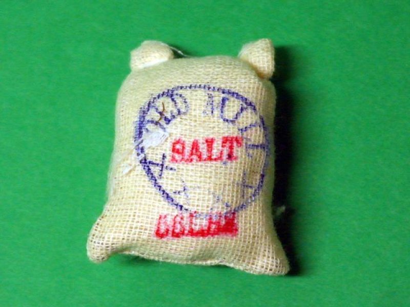 画像1: サック（粗布袋）詰　ソルト（塩） (1)