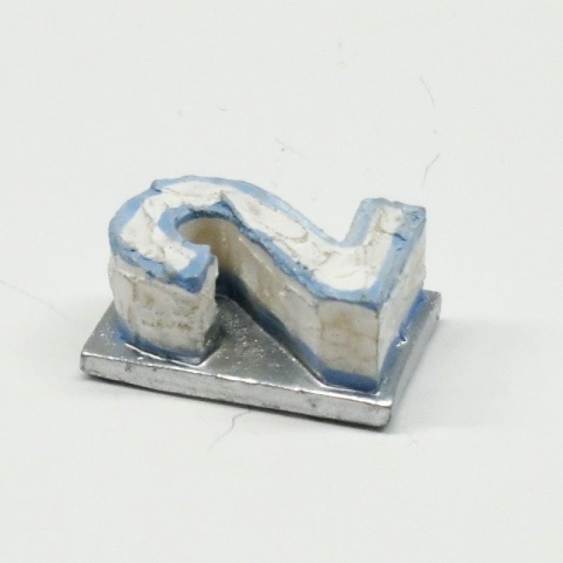 画像4: バースデー　ケーキ　”２”　ブルー (4)