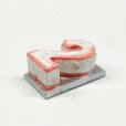画像3: バースデー　ケーキ　”２”　ピンク (3)