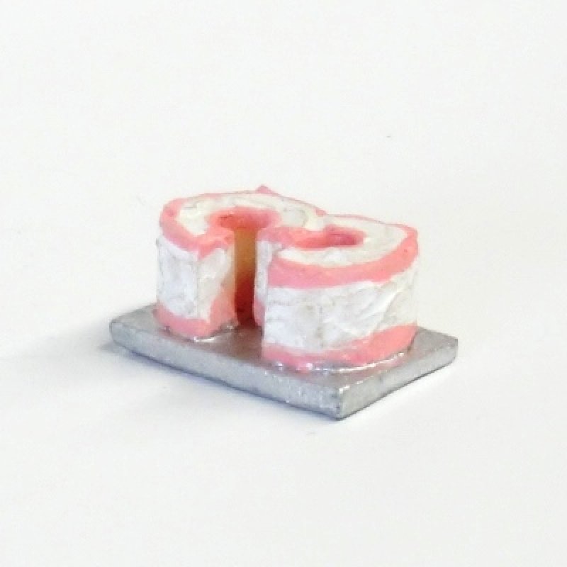 画像5: バースデー　ケーキ　”３”　ピンク (5)