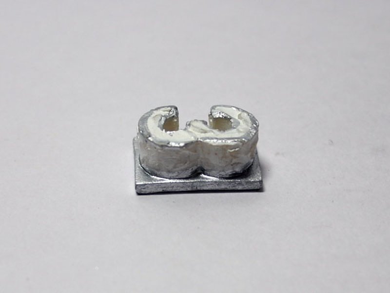 画像3: バースデー　ケーキ　”3”　シルバー (3)