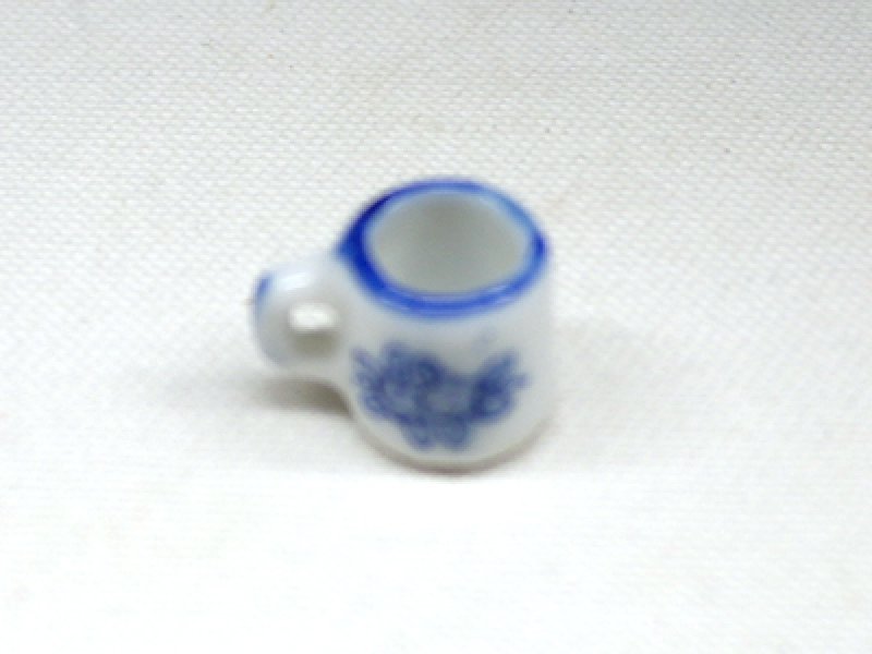 画像3: マグカップ　花柄　ブルー (3)