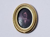 フォト・フレーム　肖像画　木製フレーム