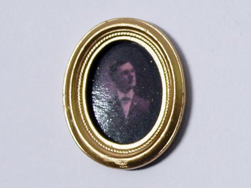 画像1: フォト・フレーム　肖像画　木製フレーム (1)