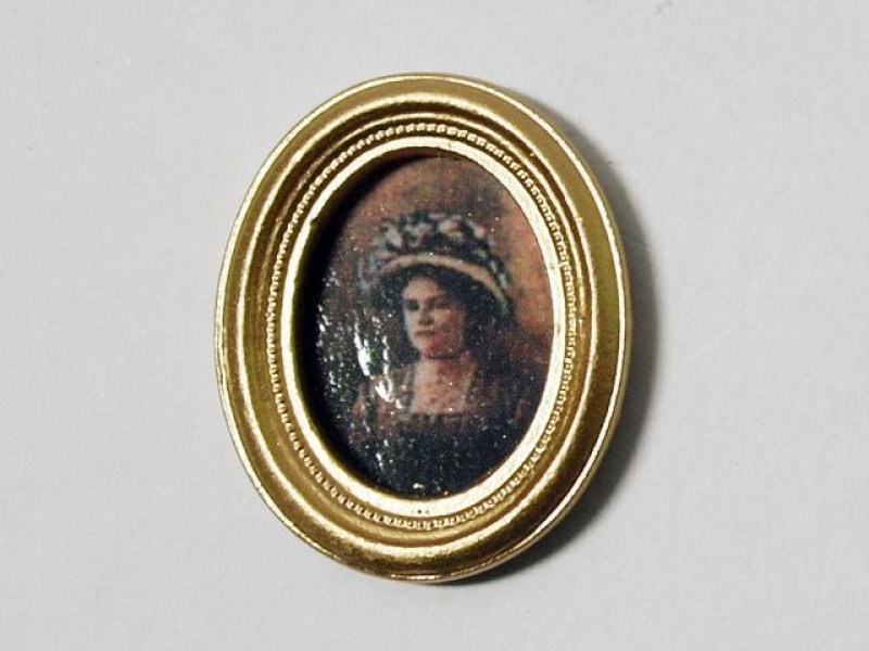 画像1: フォト・フレーム　肖像画　木製フレーム (1)