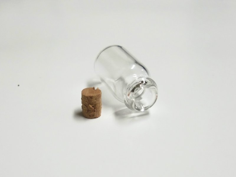 画像4: ガラス　ジャー コルク栓付き (4)