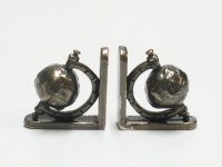 ブックエンド　地球儀