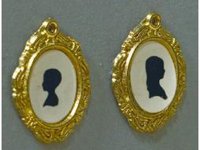 額(シルエット）2個入り