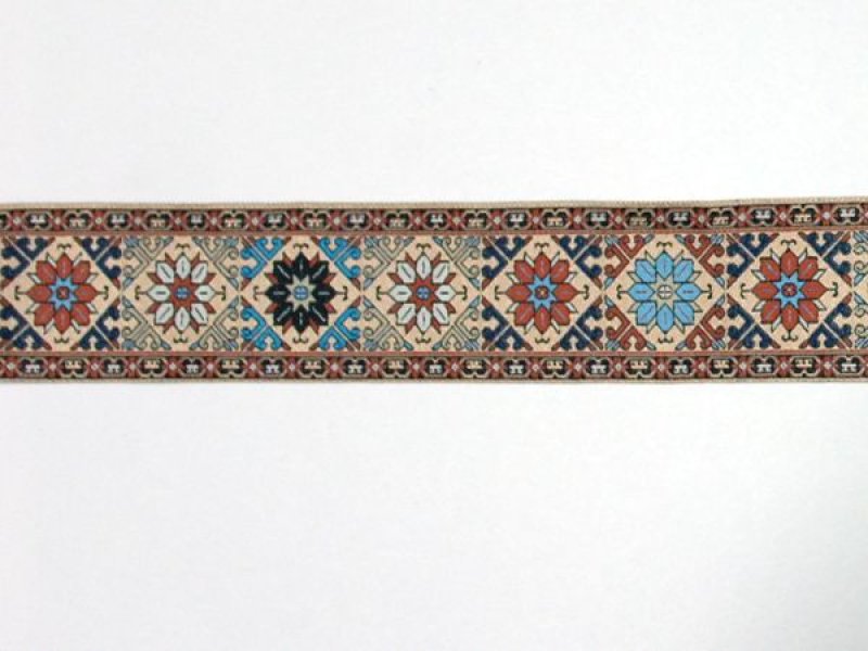 画像2: トルコ絨毯　階段用　5x50cm (2)