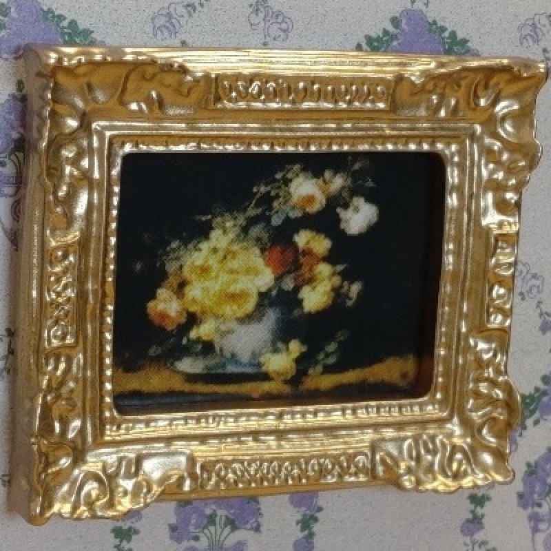 画像2: 額入り絵　フラワー (2)