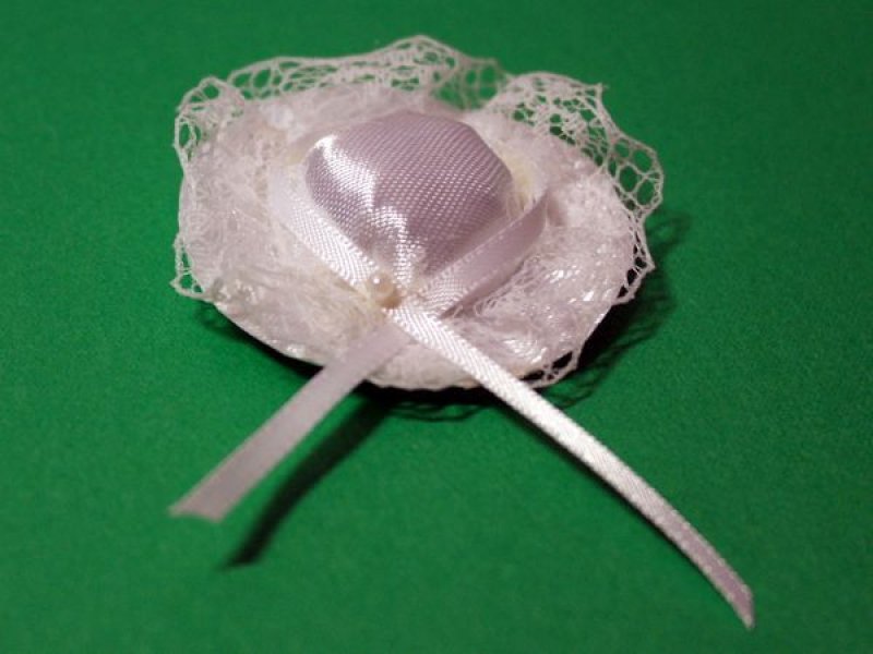 画像3: 帽子(白色）　レース (3)