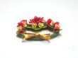 1/12サイズのドールハウス用ミニチュア薔薇のガーランドです