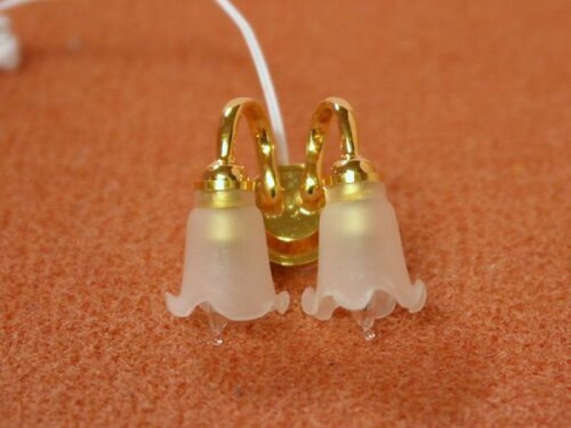 画像4: 照明　壁用 　チューリップ2灯 (4)