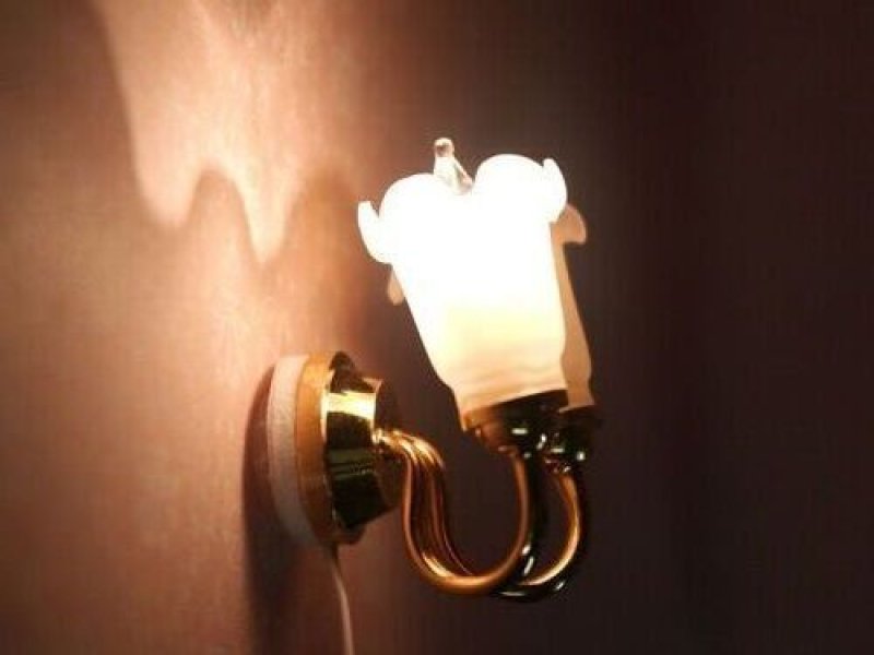 画像7: 照明　壁用 　チューリップ2灯 (7)