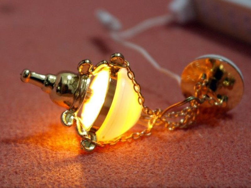 画像1: 照明　パラフィン　ランタン