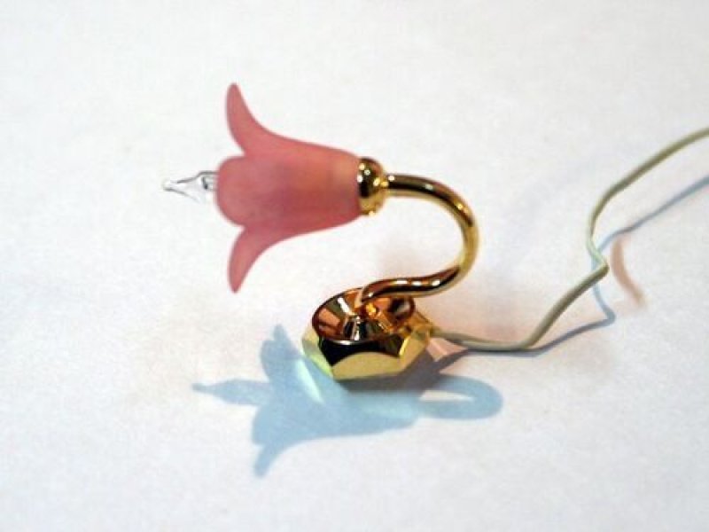 画像5: 照明　壁用 チューリップ　ピンク (5)