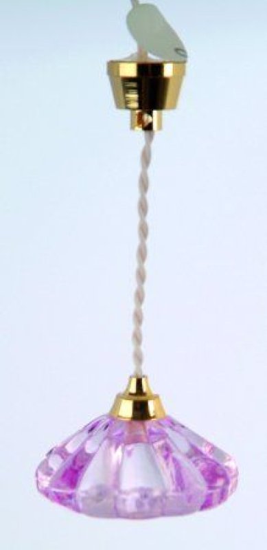 画像2: 照明　天井用　吊り下げ　フルート　ピンク (2)
