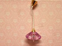 照明　天井用　吊り下げ　フルート　ピンク