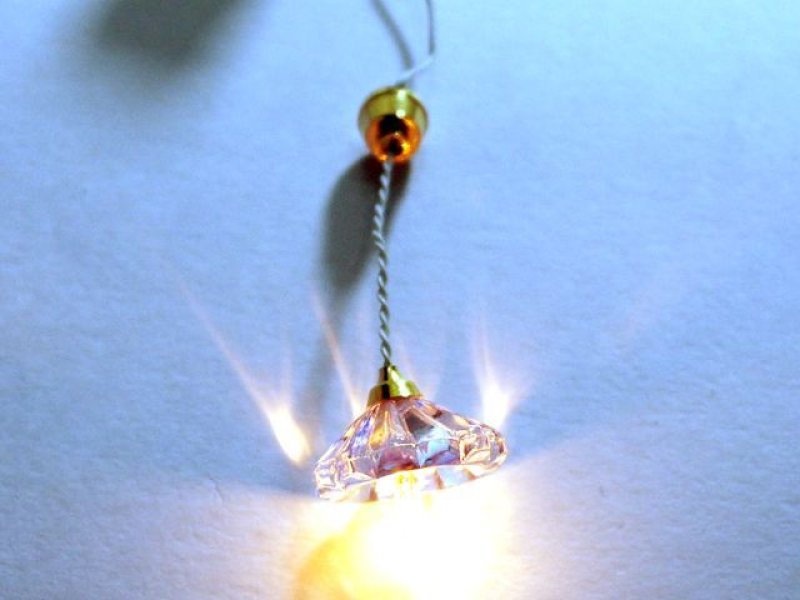 画像1: 照明　天井用　吊り下げ　フルート　ブルー