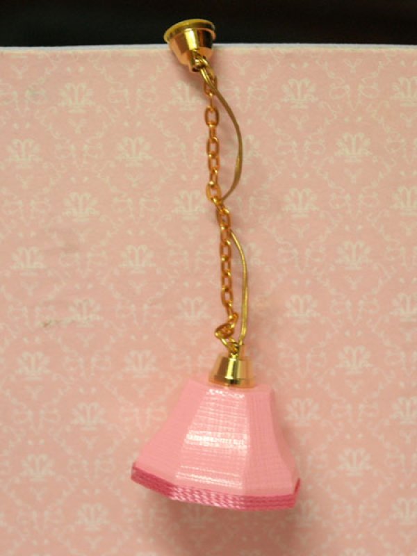 画像2: 照明　天井用　吊り下げ　ピンク (2)