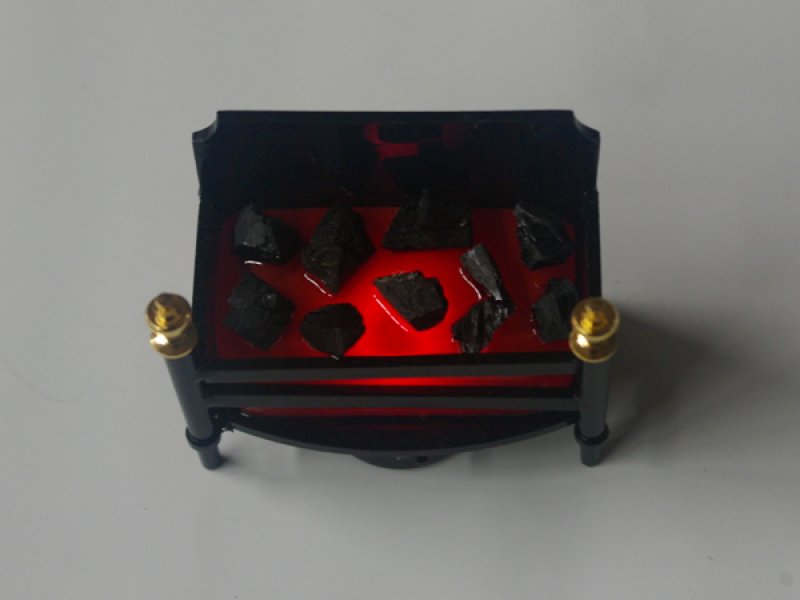 画像6: 暖炉（点滅照明）　LED（ボタン電池付） (6)