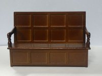 チャールズII世ベンチ　オーク　